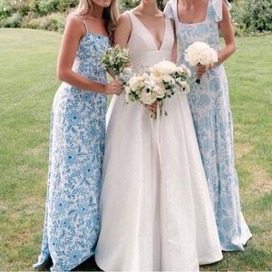 Smith & Quinn Blue/White Floral Dress - XS